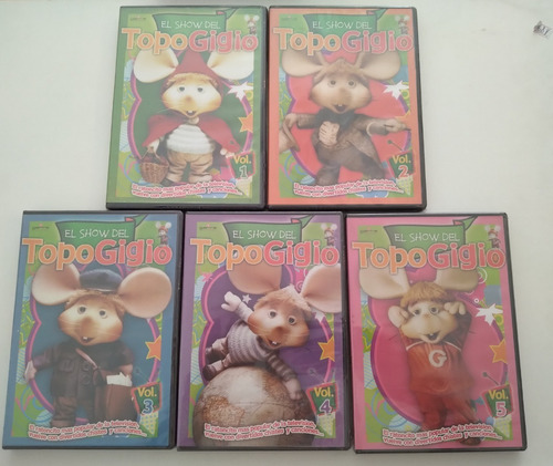 Peliculas El Show Del Topo Gigio Dvd 5 Volumenes Cinehome