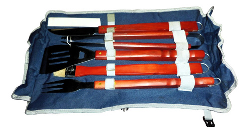 Set Utensilios Parrilleros Juego 5 Piezas