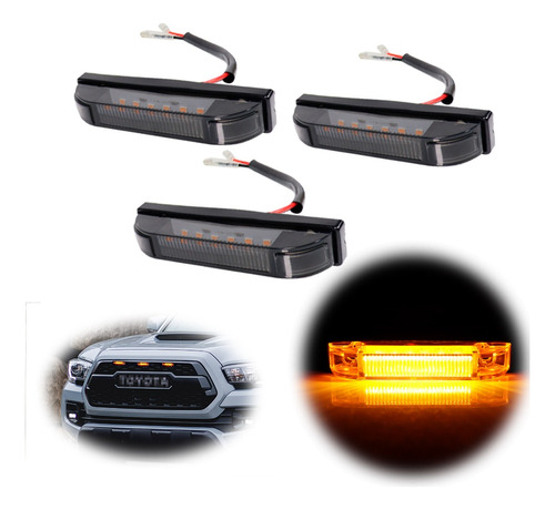 Luz Parrilla Delantera Led Drl Para Toyota Fj Cruiser2007-14