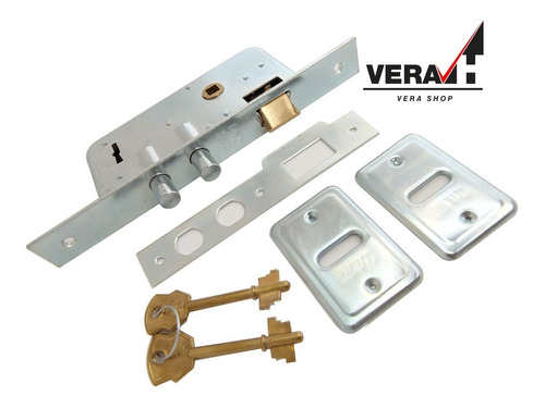 Imagen 1 de 10 de Cerradura Puerta De Frente Seguridad Doble Perno Divo 1201