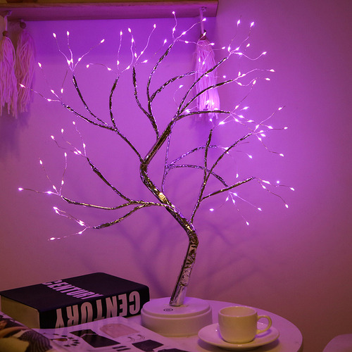 Árbol Artificial Led Con Batería De Luces/usb