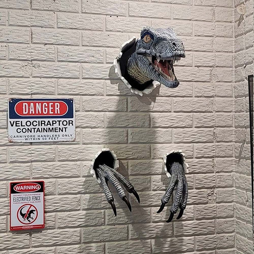 Objeto Decorativo De Dinosaurio Montado En Forma De Escultur