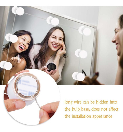 Focos Led De Lámpara Led Para Espejo De Maquillaje Premium A