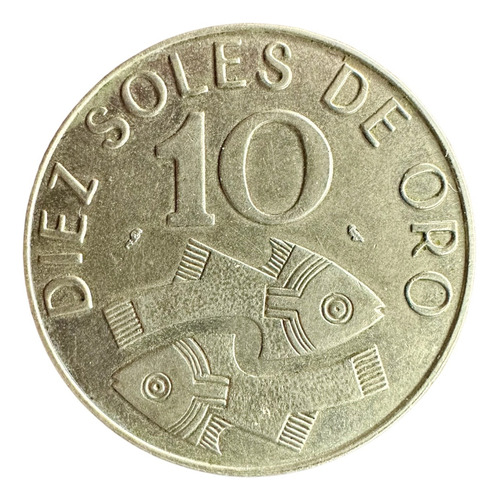 Peru - 10 Soles - Año 1969 - Km #253 - Pez