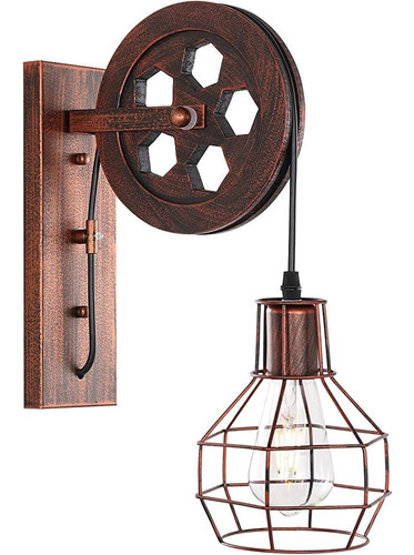 ~? Baoden Industrial Wall Sconce 1-light Rustic Mid Century 