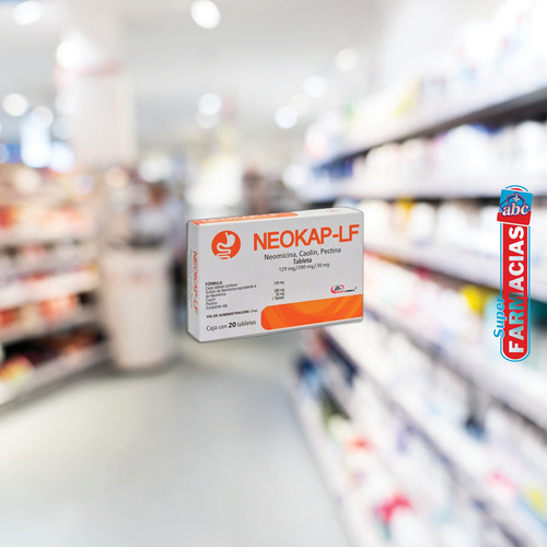 Neokap-lf 20 Tabs Neomicina Caolin Pectina 12928030 Mg