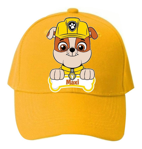 Jockey Rubble Paw Patrol 1 Niños Personalizado