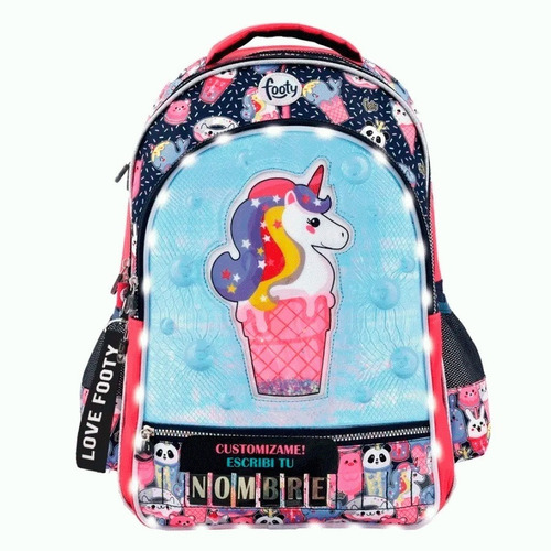 Mochila Footy 18 Unicornio Nombre F1273 (1207983)