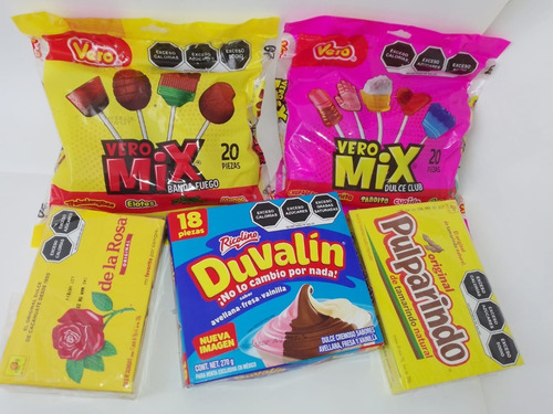 Paquete Dulces Calidad 90 Pzas Combinado Dulce Salado Picoso