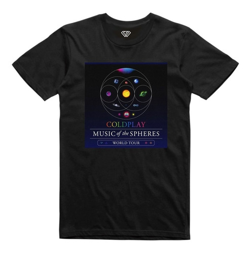 Playera T-shirt Coldplay Banda Musica Concierto 02