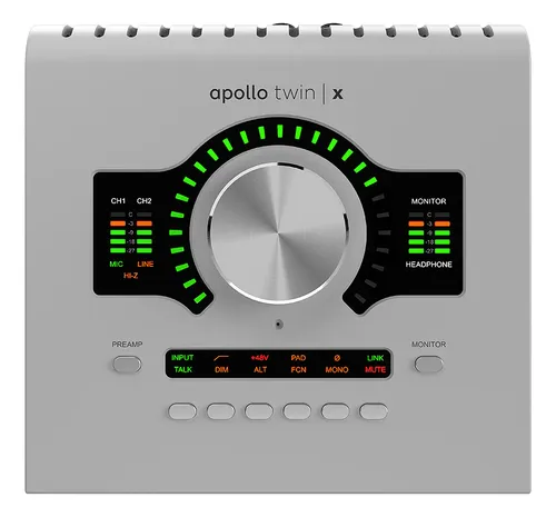 Interfaz De Audio Universal Audio Apollo Twin X Duo Gen 2 Color Gris