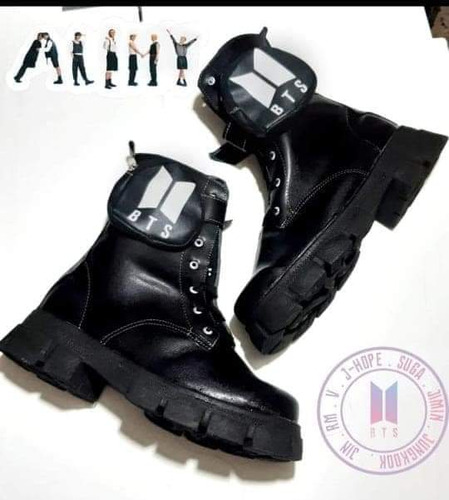 Botines Bts Negro #5