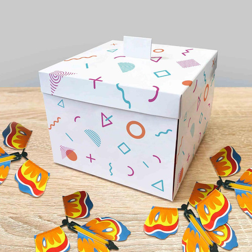 Cajas De Mariposas Voladoras Para Galletas Cajas De Regalos