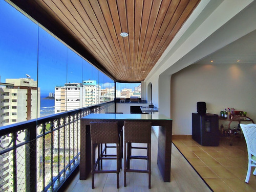 Imagem 7 de 30 de Apartamento Á Venda Vista Para O Mar Varanda Gourmet 3 Dormitórios 1 Suíte 2 Vagas Pitangueiras Guarujá. - Ap1167