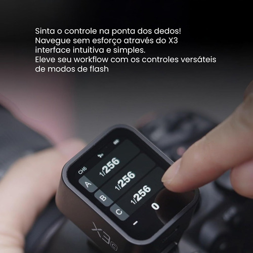 Radio Flash Ttl Sem Fio Touchscreen Godox Nano X3 - Nikon