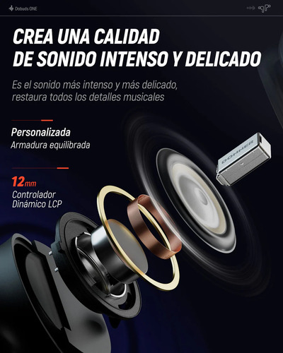 Auriculares Bluetooth Impermeables Donner Dobuds One Negros