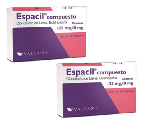 Espacil 20 Caps Butilhioscina Clonixinato 12510 Mg