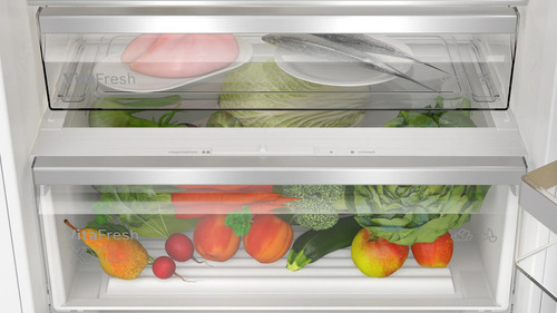 Heladera Panelable Bosch 70cm 383l No Frost Kbn96vfe0 Color Blanco