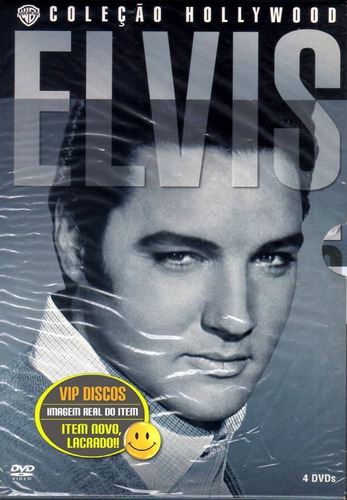 Box Elvis Presley Coleção Hollywood 4 Dvds - Lacrado!!