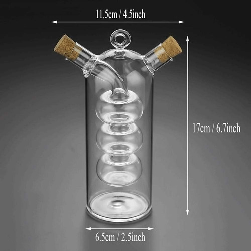 J Botella Dispensadora De Aceite Y Vinagre 2 En 1,