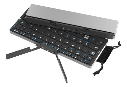 Teclado Bluetooth Mini Plegable Para Teléfonos De Tableta