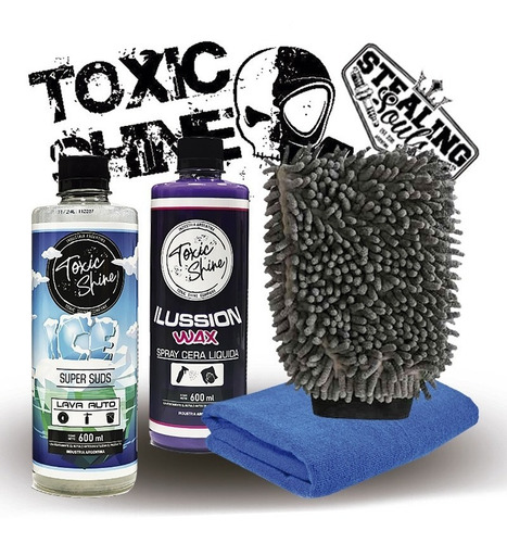 Toxic Shine | Kit Combo Lavado | Básico #39 | Shampoo + Cera