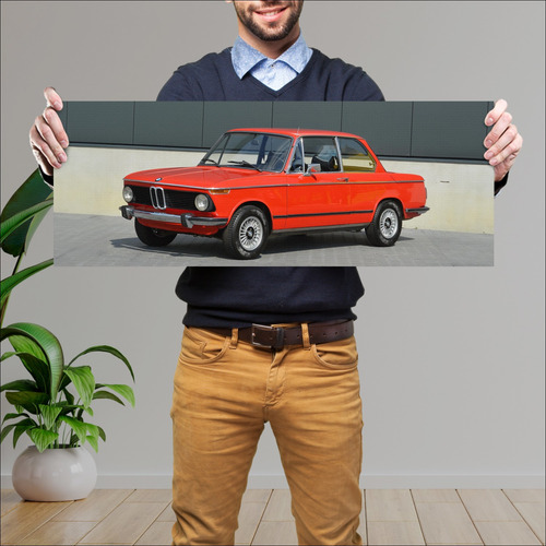 Cuadro 30x80cm Auto 1973 Bmw 1602 81758 22