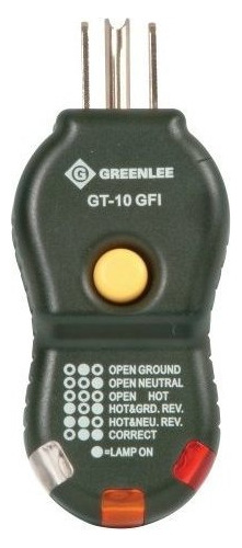 Probador De Voltaje Probador Greenlee Gt-10gfi, Circuit-gfi 