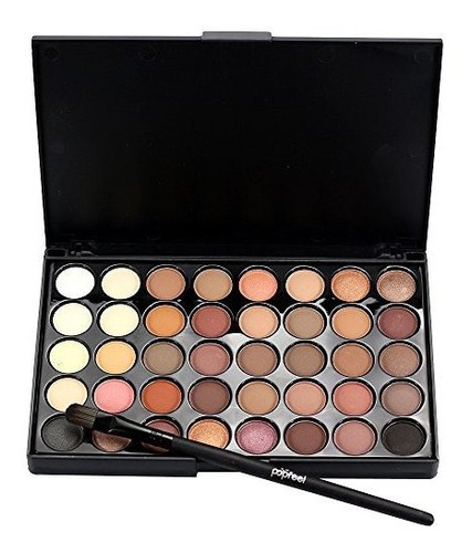 Landfox Cosmetic Matte Eyeshadow Cream Makeup Palette Shimme