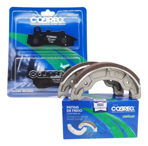 Pastilha De Freio E Lona Cobreq Cg 160 Cargo N1882 0302-cp