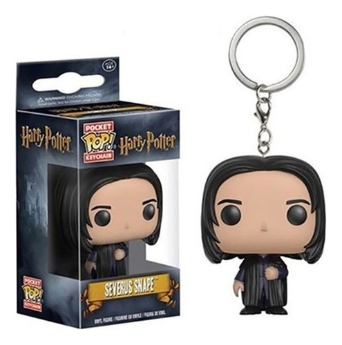 Chaveiro Funko Pop de Severus Snape (Harry Potter) com caixa