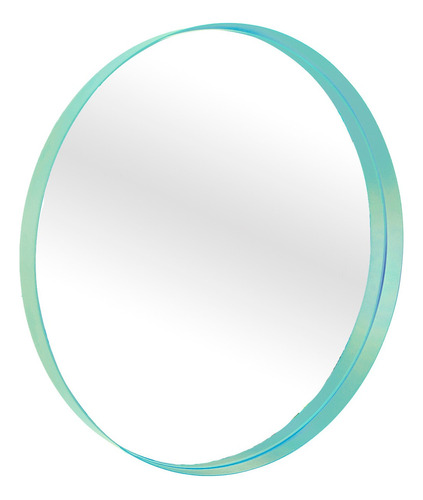 Espelho Decorativo Round Interno Verde 60 Cm Redondo