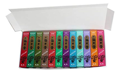 Nippon Kodo Incienso 12 Fragancias Surtidas(total 12 X 50