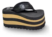 Comprar Ojotas De Damas. Taco Alto. Plataforma Gomaeva. Groovas.