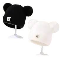 Comprar 2 Piezas Gorros De Pompón Para Niños