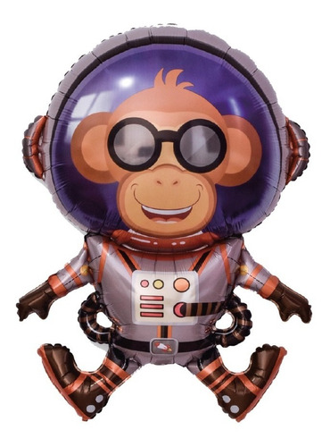 12794___globo Metalico De Changuito Astronauta