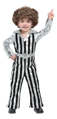 Disfraz De Disco Dude | Deslumbrante Traje Niños Detal...