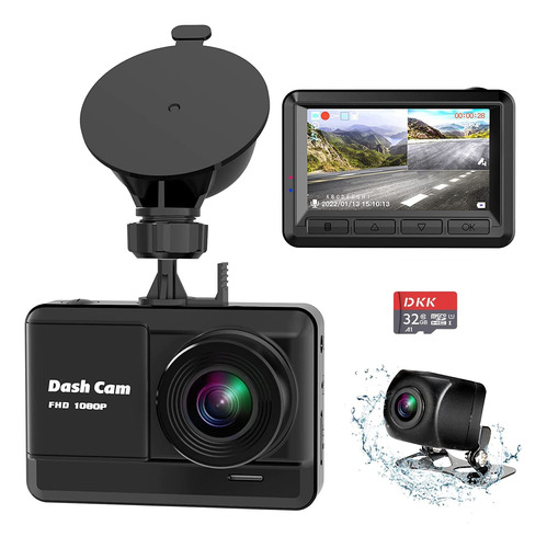 Dash Cam Delantera Y Trasera, Mini Dash Cam 1080p Full ...