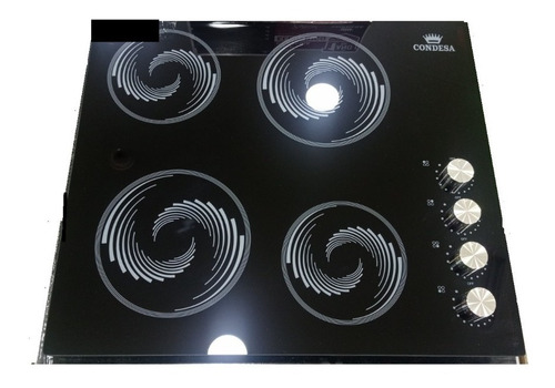 Tope De Cocina Eléctrico, Vitroceramica Condesa 4 Hornillas