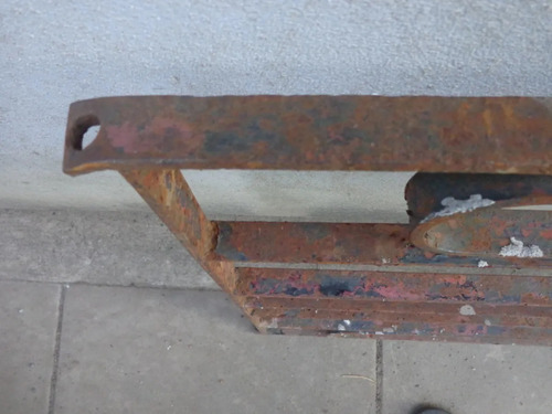 Porton Puerta Reja Antiguo 83x56 Planchuela Gruesa, C/traba (Usado)