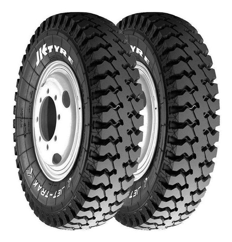 Imagen 1 de 5 de Paquete 2 Llantas 7.50-17 Tornel Jk Tyre Jet Trak 121/116l