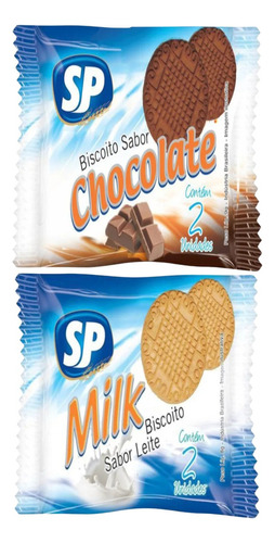 Biscoito Comercial Sp 2 Sabores Sortidos - Kit C/ 160 Sachês