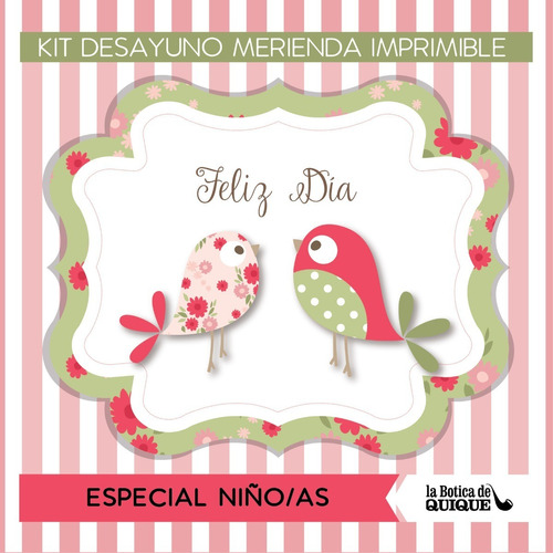 Kit Regalo Golosinas Shabby Dia Del Niño