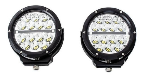 Faro Led Redondo Go Rhino Especifico Para Roll Bar 6  