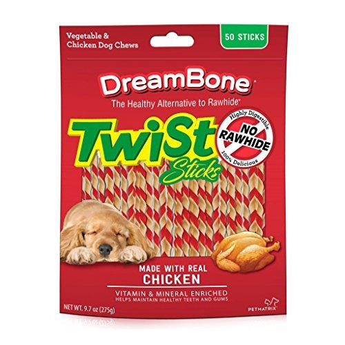 Dreambone Twist Sticks Dog Chews Chicken