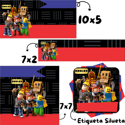 Kit Imprimible Etiquetas Escolares Roblox Nene Pdf