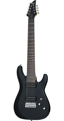 Schecter C-8 Deluxe Sbk Guitarra Eléctrica 8 Cuerdas