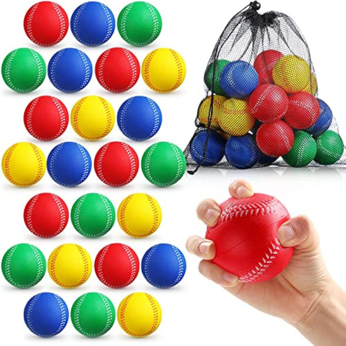 Outus 24 Pcs Espuma Entrenamiento Béisbol Deportes