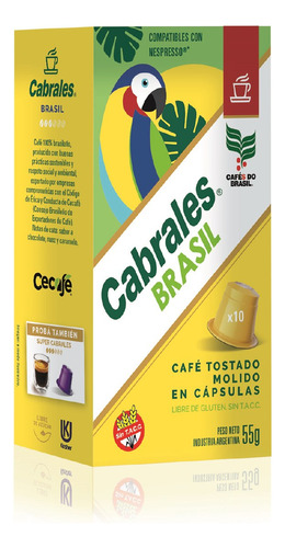 Cafe Espressarte Cabrales Nespresso X10 Capsulas Nacionales