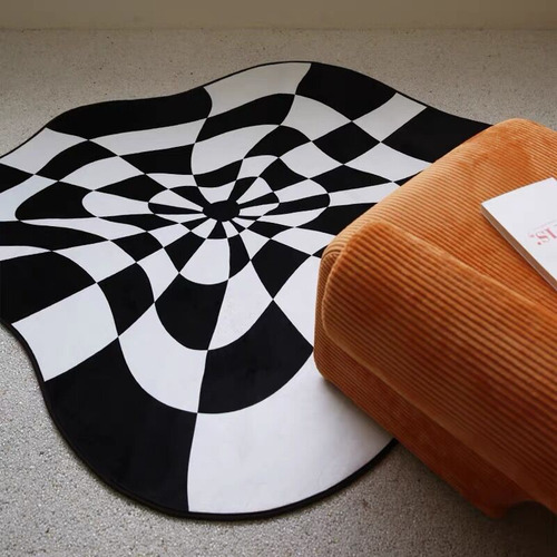Alfombra De Dormitorio De 60 X 60 Cm (terciopelo Cristalino)